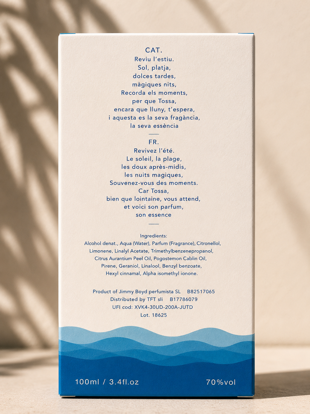 AIGUA D'ESTIU ESSENCIA DE TOSSA eau toilette
